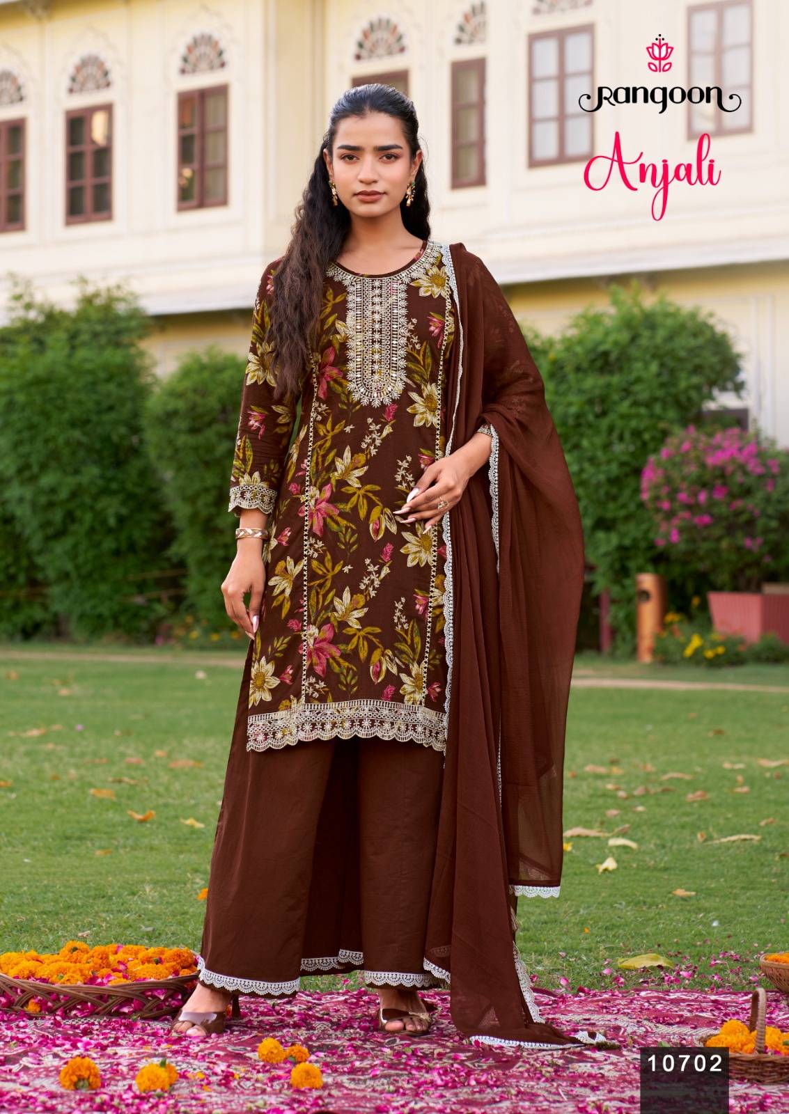 ANJALI by RANGOON 10701 TO 10704 SERIES Indian Traditional Wear Collection stitched dresses At Wholesale Price